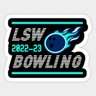 Lee's Summit West Bowling 22-23 Sticker